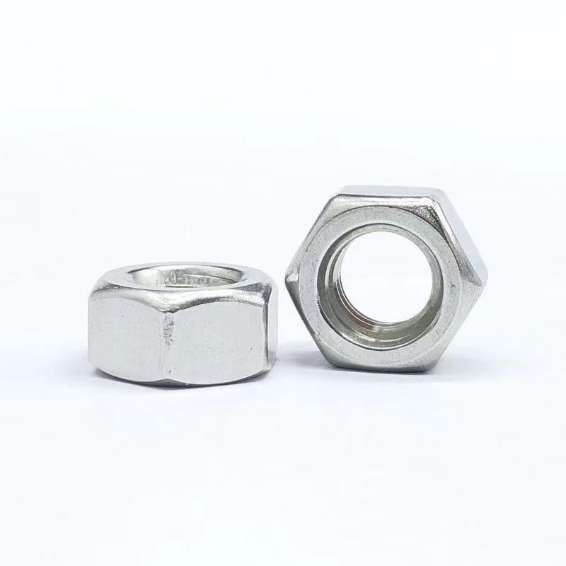 QBJFY M14-2mm Hex Nuts, 10Pcs M14 Hardware Nuts 304 Stainless Steel 18-8, Metric Coarse Thread Nuts,Bright Finish, Full Thread - Image 5